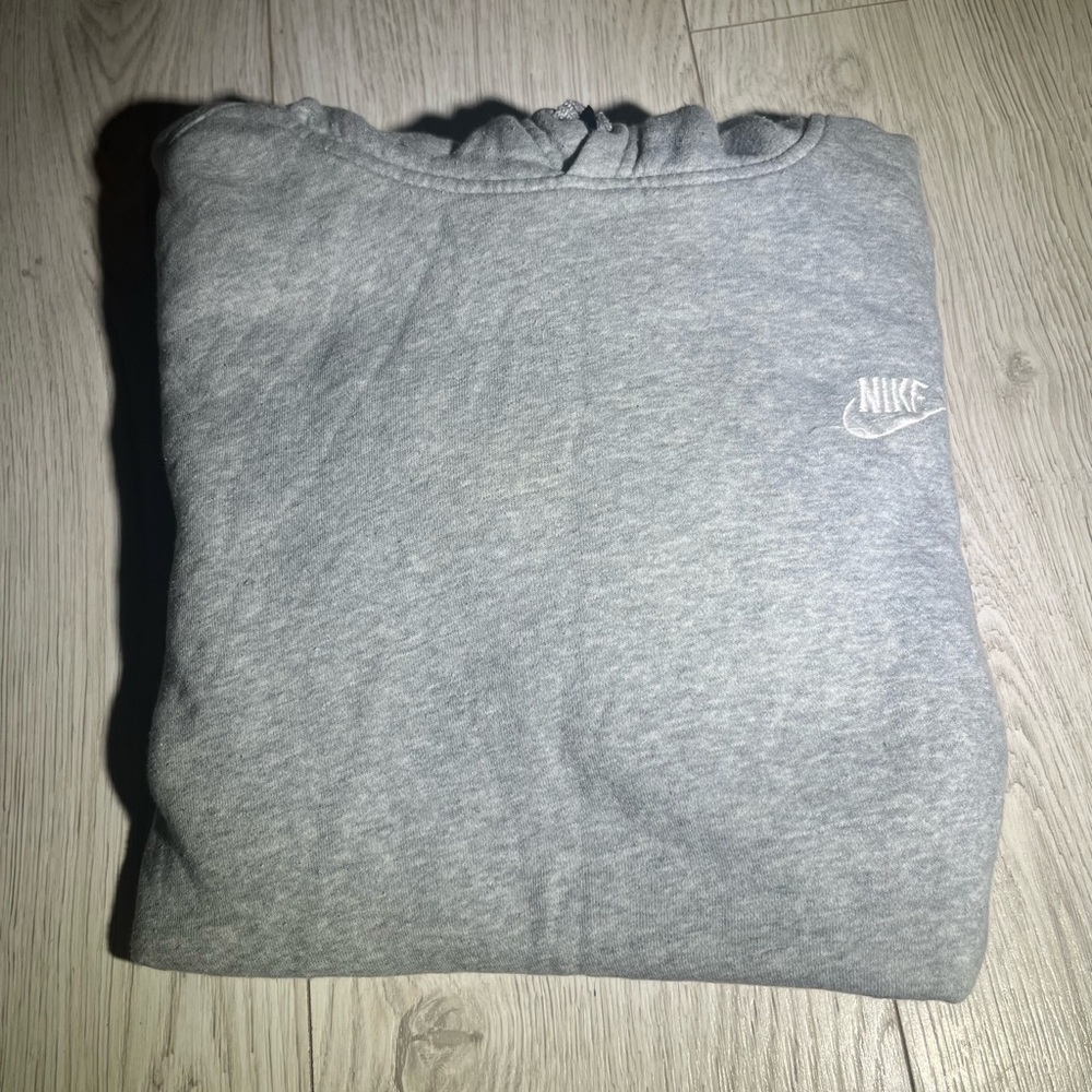 nike grey hoodie size small